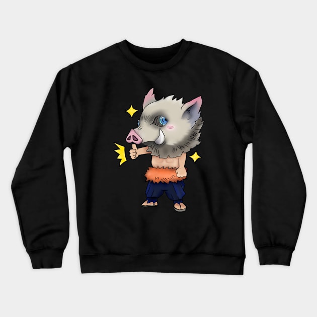 Inosuke kimetsu no yaiba Crewneck Sweatshirt by LandezTio